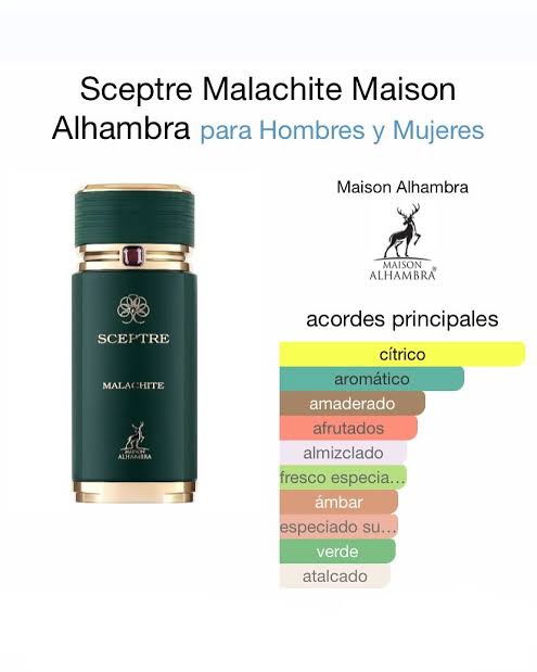 Sceptre Malachite Maison Alhambra 100ml